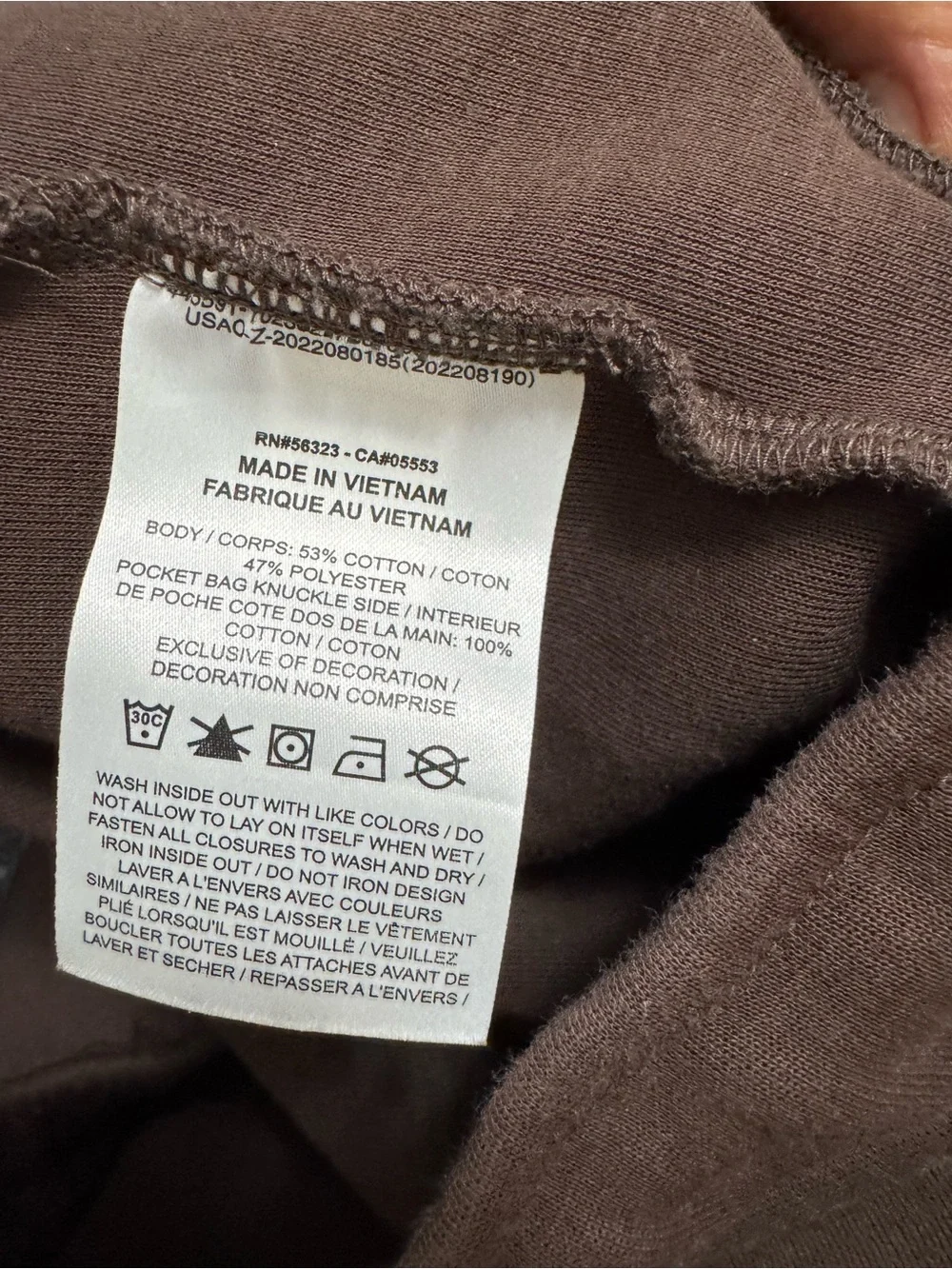 Nike Men’s Chocolate Brown Fleece Joggers